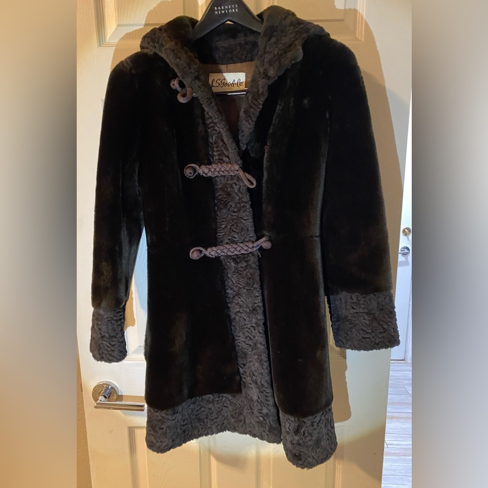 Vintage Borgana By Fairmoor dark brown Coat size S/M